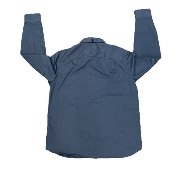 NWOT-OGIO Men’s Button Up Shirt Size Medium Long Sleeve Gray Office Wear - Picture 2 of 12